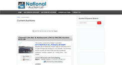 Desktop Screenshot of nationalauctionlist.com
